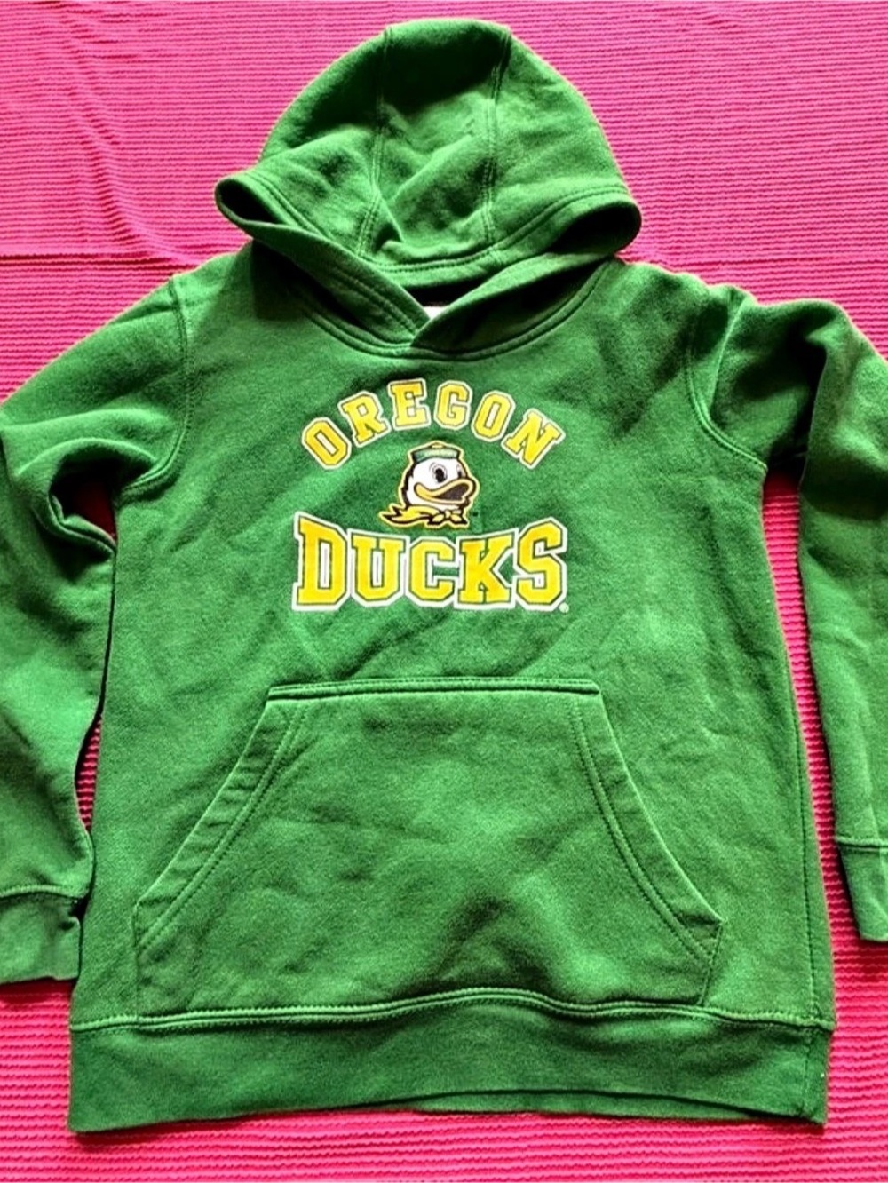 Geno Oregon Ducks Hoodie Boys Size S-CH-P-8 Green